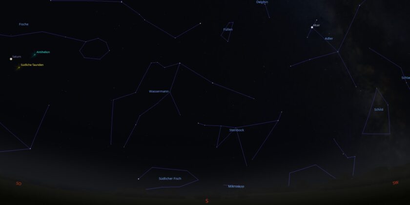 Der Sternenhimmel im September 2026